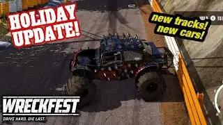 Session #4 - Wreckfest Holiday Update tracks and Modified Monsters Car Pack Multiplayer Online