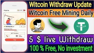 Witcoin Withdraw Update || Witcoin Exchange Airdrop || crypto airdrop #crypto #realairdrop #bitcoin