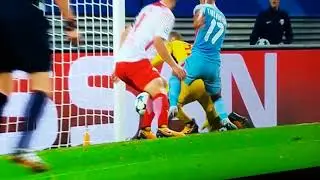RB LEIPZIG VS MONACO 1 1 TIELEMANS GOAL 13 9 17