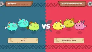 01 - Axie Infinity Battle - Plant Double Aqua vs Plant Beast Bird