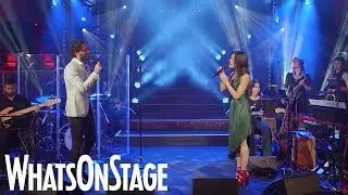 Lauren Samuels and Matt Croke sing 