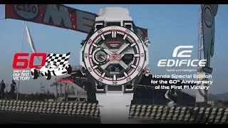 CASIO EDIFICE Honda Special Edition of the 60th Anniversary of the First F1 Victory