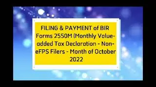 BIR Tax Deadline: November 20, 2022