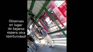 Nuevo Morboso en la Ecovía Quito - Modus operandi!!