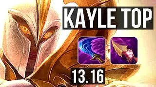 KAYLE vs IRELIA (TOP) | 6/2/6, 300+ games | KR Master | 13.16