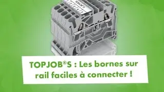WAGO TOPJOB&reg; S : Les bornes sur rail faciles &agrave; connecter