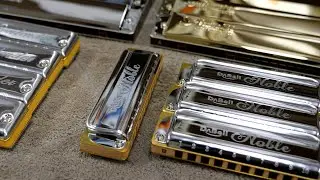 Production process of luxury harmonica instruments made in Korea