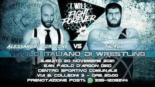 Alessandro Corleone vs Taurus - ICW Fight Forever 20