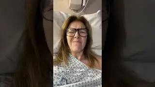 Urinary incontinence is real! After failed colposuspension I&rsquo;m back in for a autologous facial sling