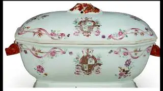 Rockefeller Family |Qianlong Period Chinese Export FArmorial  Service 洛克菲勒家族旧藏｜佳士得拍卖清乾隆时期粉彩外销纹章餐具