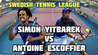 Simon Yitbarek - Antoine Escoffier, Highlights Elitserien 2021 (Swedish Tennis League)