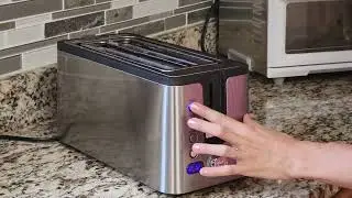 Mecity 4 Slice Toaster, Long Slot Toaster With Countdown Timer Review