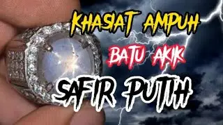 Khasiat Yang Terpendam Di dalam Batu Akik Safir Putih,Yang Menjadi Rebutan