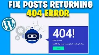 How to fix wordpress posts returning 404 error