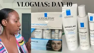 VLOGMAS DAY 10: REVIEWING LA ROCHE POSAY ACNE  SYSTEM KIT