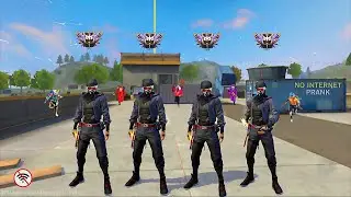 NEW CHARACTER Prank 😱 No Internet Prank 🤣| FREE FIRE FUNNY GAMEPLAY | ZENO FF