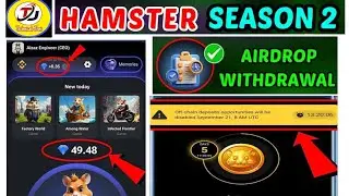 Hamster 🐹 Kambot after snapshot in interface with diamonds | Technical joni #cryptonews