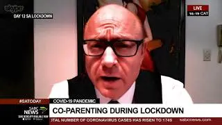 Co-parenting during COVID-19 lockdown: Shando Theron