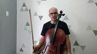 Método de Violoncelo Nelson Gama Vol. 1 (Capitulo IV - Exercício 1 em Dó Maior)