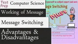 Working of Message Switching: Advantages & Disadvantages (Computer Science)