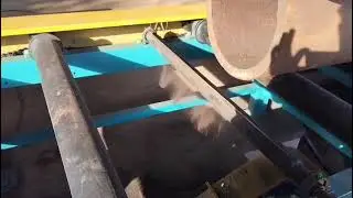 Automatic pipe blasting machine