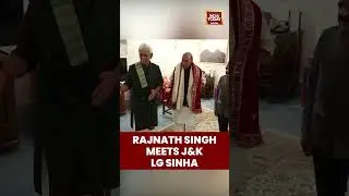 Defence Minister Rajnath Singh Meets J&K LG Manoj Sinha in Jammu | India Today