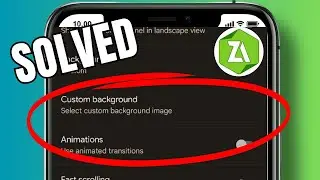 How to set a custom background in ZArchiver