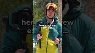 Use a gimbal if you're filming skiing or snowboarding