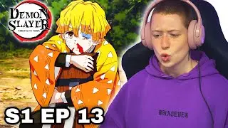 ZENITSU prot&egrave;ge Nezuko 😍 | Demon Slayer saison 1 &eacute;pisode 13 | R&eacute;action FR