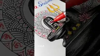 Shivratri special drawing 😍❤️|| Shivling Mandala Art 🔱 #shorts