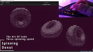 ASMR Programming - Spinning Donut - Keyboard Talking