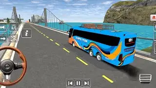 Bas bala game 🎮 Indonesia Coach bus driving | Euro bus simulator 2026 Android gamepl#game​ #part 133