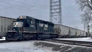 CSXT M510 meets NS Z250 Transfer run at Northwood, OH