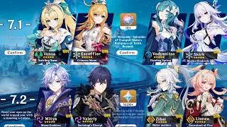 NEW UPDATE! 7.1-7.2 CHARACTER BANNERS REVEALED! VESNA, SKIRK, ESCOFFIER & RERUN'S– Genshin Impact