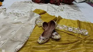 करवा चौथ विशेष डिजाइनर सूट डिजाइनर जूती💥💥🤗🙏8307876703(21.8.23