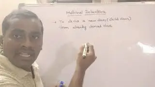Inheritance in python | Multilevel inheritance | Multipath inhritance
