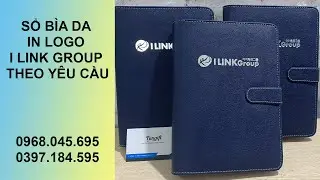 Sổ Bìa Da In Logo I Link Group Theo Yêu Cầu - Fungift vn