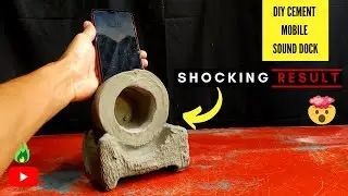 Cement Phone Dock At Home - Cement Craft Ideas