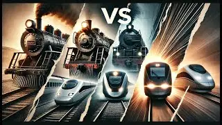 The Evolution of Trains From the First Steam Locomotive to Modern Maglev!