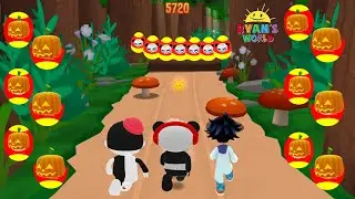Tag with Ryan - Combo Panda vs Leo Woods vs Ryan the Clown vs Police Chief Ryan !