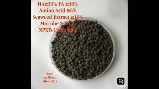 Humic Acid (HA) Microbial Agent Fertilizer #agrisolutions #organicfarming #cropboost #humicacid
