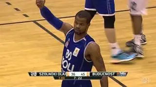 ABA Liga 2014/15, Round 23 match: Szolnoki Olaj - Budućnost VOLI (28.2.2015)
