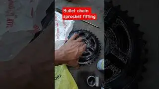 royal Enfield classic 350 chain sprocket fitting#automobile #motorcycle
