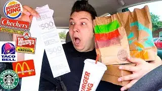 Letting The Person in FRONT of Me DECIDE What I Eat for 24 HOURS!