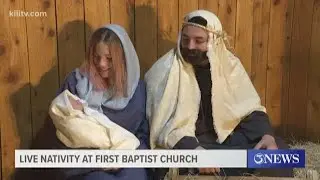 First Baptist Church hosts live Nativity scene
