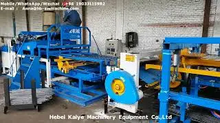 Автоматическая сварочная линия для производства сетки/Automatic steel wire mesh welding machine
