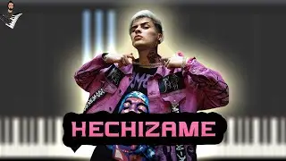LIT killah - Hechizame | Instrumental Piano Tutorial / Partitura / Karaoke / MIDI