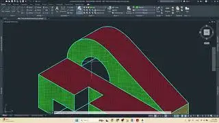 Third Angle Projection of Isometric Block