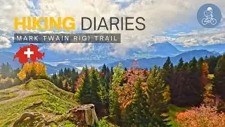 In the Footsteps of Mark Twain on the Rigi Trail // Hiking in Switzerland [4K 60fps]