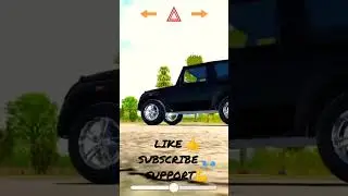 THAR ❤ SMALL VIDEO #shorts #like #subscribe #indiancars #games #support #mahindrathar #offroadking